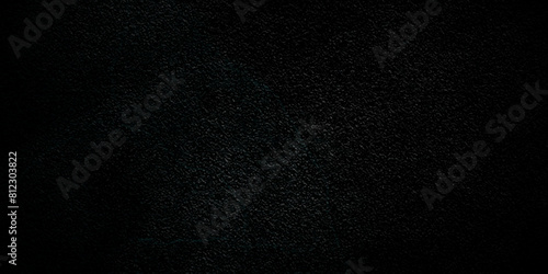 Black stone wall texture grunge rock surface. dark gray concrete background backdrop. wide panoramic banner. old wall stone for dark black distressed grunge background wallpaper rough concrete wall.