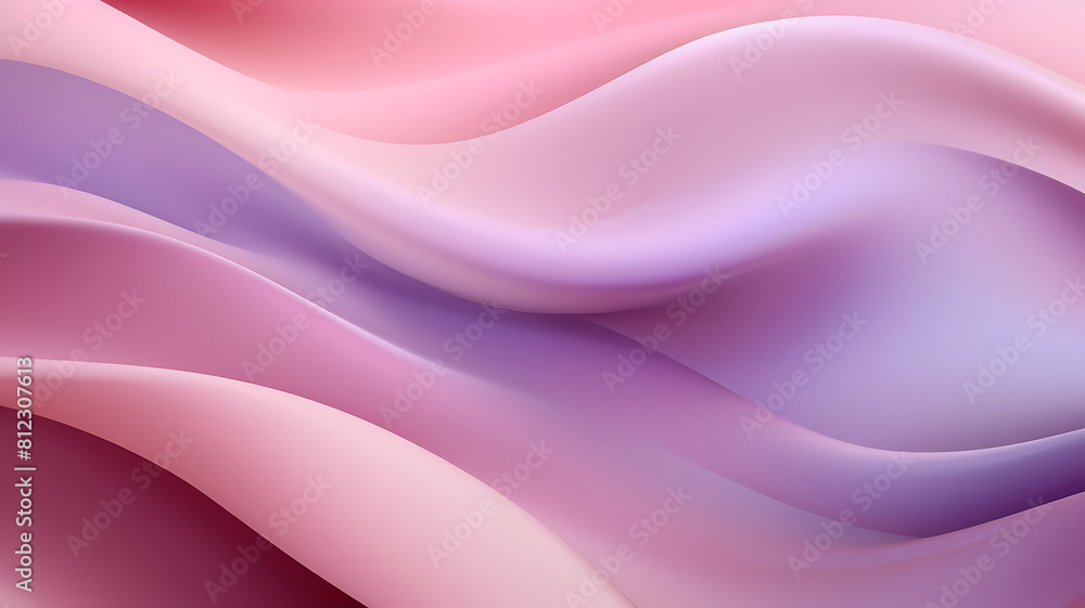 Fototapeta premium abstract background with smooth lines in pink and purple colors for design
