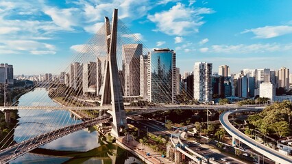 Fototapete Brasilien Stadtansicht von São Paulo Brasilien  © Igor