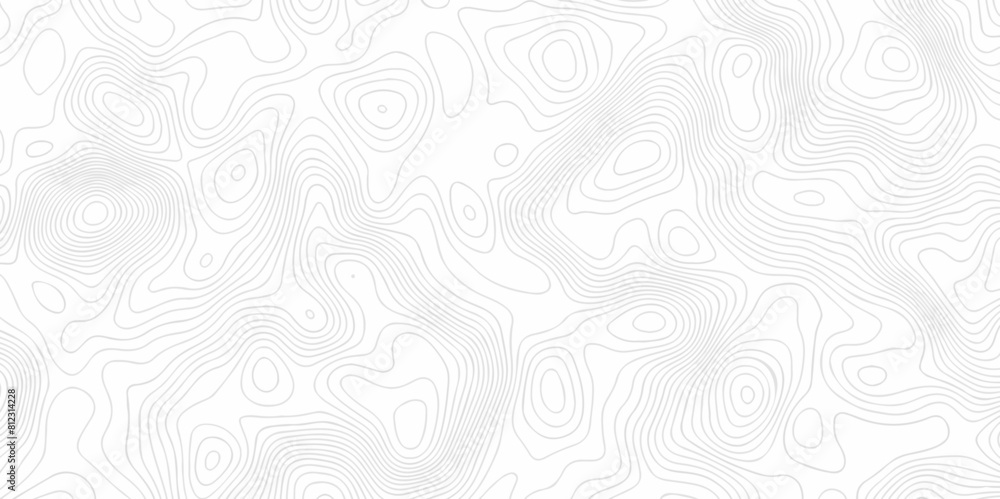 Vector geography landscape Topo contour map on white background, Topographic contour lines. Seamless pattern with lines Topographic map. Geographic mountain relief diagram line wave carve pattern.
Vector geography landscape Topo contour map on white background, Topographic contour lines. Seamless pattern with lines Topographic map. Geographic mountain relief diagram line wave carve pattern.