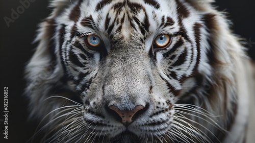 White tiger portrait series