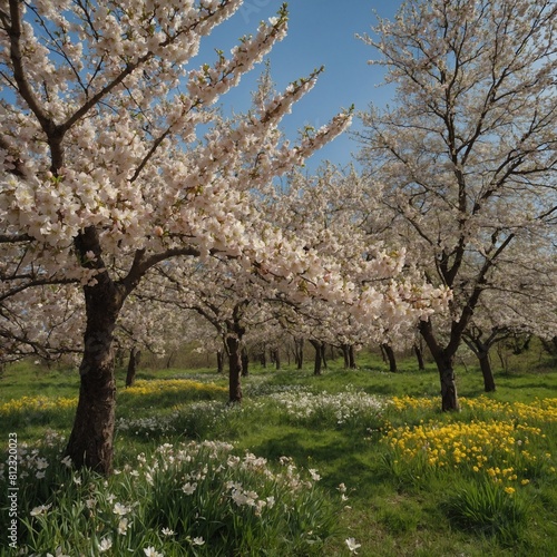 "On Spring Bank Holiday, embrace the beauty of blooming flowers and blossoming trees."
