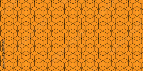 Texture of rusty metal grid Vector hexagonal illustration seamless wallpaper wire design.