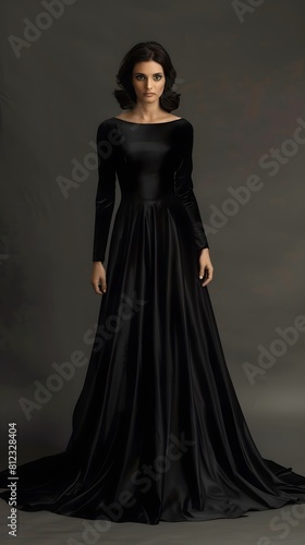 Beautiful Black Satin Dress: Elegant Fashion for Special Events