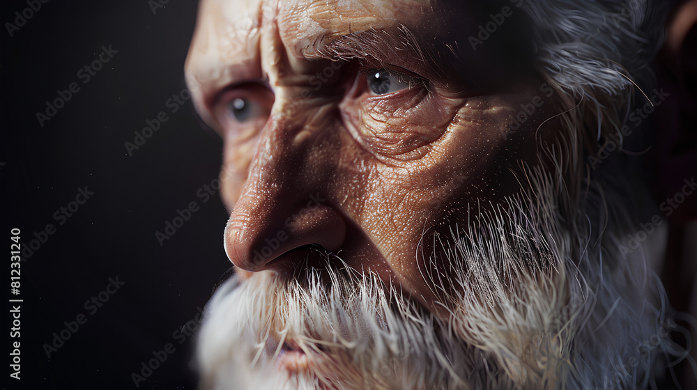 man aging concept man aging concept