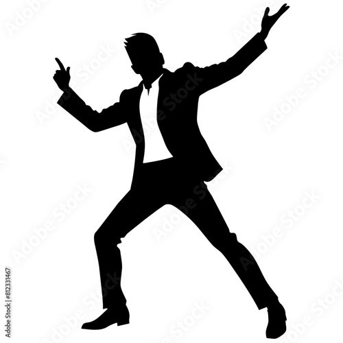a pop singer dancing in the street with a microphone, showcasing dynamic dance moves and singing passionately
