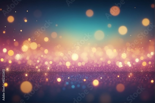 Abstract Christmas background Versatile Bokeh Lights Background From Soft to Bold  photo