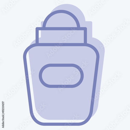 Icon Deodorant. related to Hygiene symbol. two tone style. simple design illustration