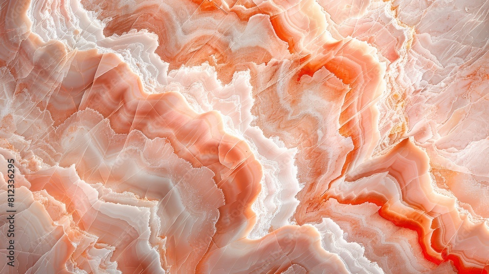 The image is showing abstract painting with red and white colors. It looks like a marble texture. The image is showing abstract painting with red and white colors. It looks like a marble texture.