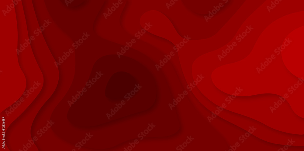 Modern light luxury digital lines red carve wave line abstract luxury papercut design background. vector minimal light element shadow landscape wave element curve graphic papercut design. Modern light luxury digital lines red carve wave line abstract luxury papercut design background. vector minimal light element shadow landscape wave element curve graphic papercut design.
