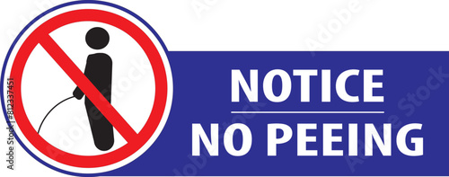 Do not pee in this area sign vector.eps