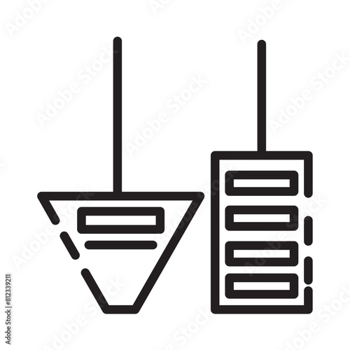 Car Parts Pedals Line Icon