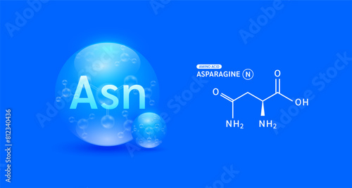 Alanine amino acid blue and chemical formula structural. Biomolecules that combine to form proteins nutrients necessary for health muscle. For dietary supplements ads. Medical scientific. Vector.