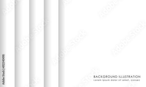 White abstract background with stripes. Vector illustration. Can be used for advertisingeting, presentation.
