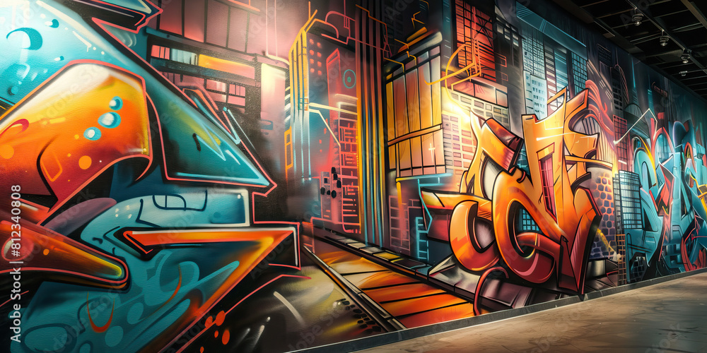 Wall Art: An exhibition of unique and creative wall murals, showcasing the work of local artists and their diverse interpretations of urban life Wall Art: An exhibition of unique and creative wall murals, showcasing the work of local artists and their diverse interpretations of urban life