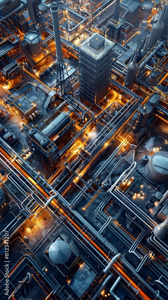 Architectural Rendering of a Large-Scale Construction Site Showcasing Intricate Geometric Patterns,Ordered Chaos,and Technical Mastery Architectural Rendering of a Large-Scale Construction Site Showcasing Intricate Geometric Patterns,Ordered Chaos,and Technical Mastery