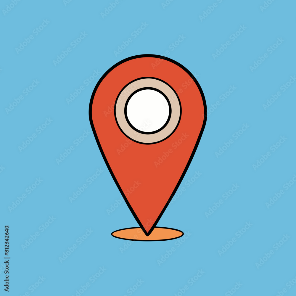 Map Pin Vector Illustration Map Pin Vector Illustration