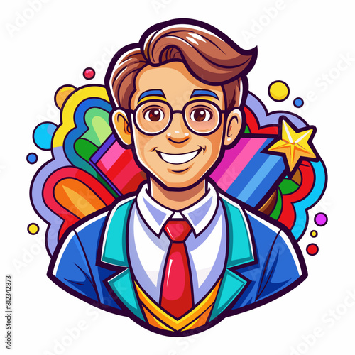 Happy Teacher Day Vector Illustration