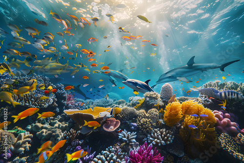 Dazzling Undersea Extravaganza: A Peek into The Vibrant Marine Life of US Coastal Waters © Jennie