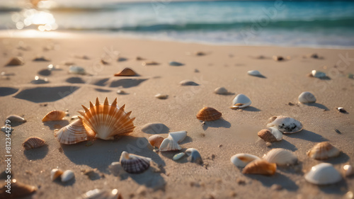 seashells on the beach