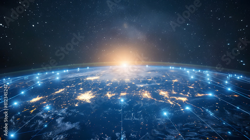 Global network connection over the world