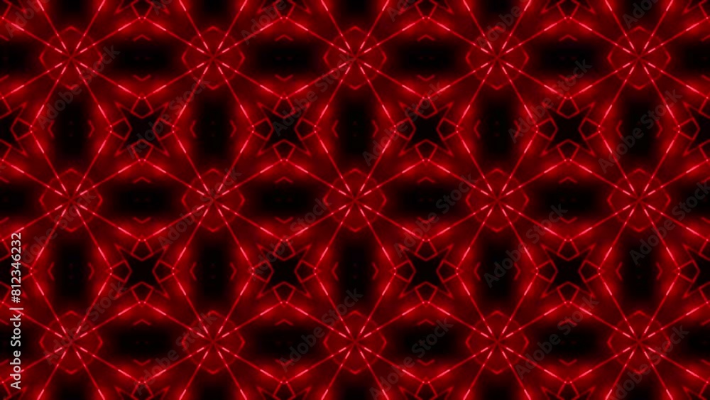 Abstract background symmetrical composition. Looped Animation