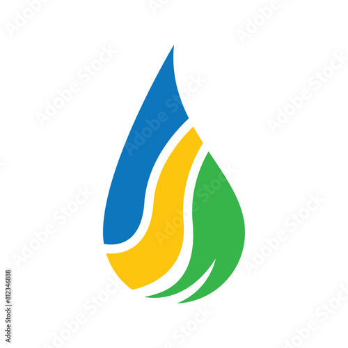 oil and gas fuel mining logo design
