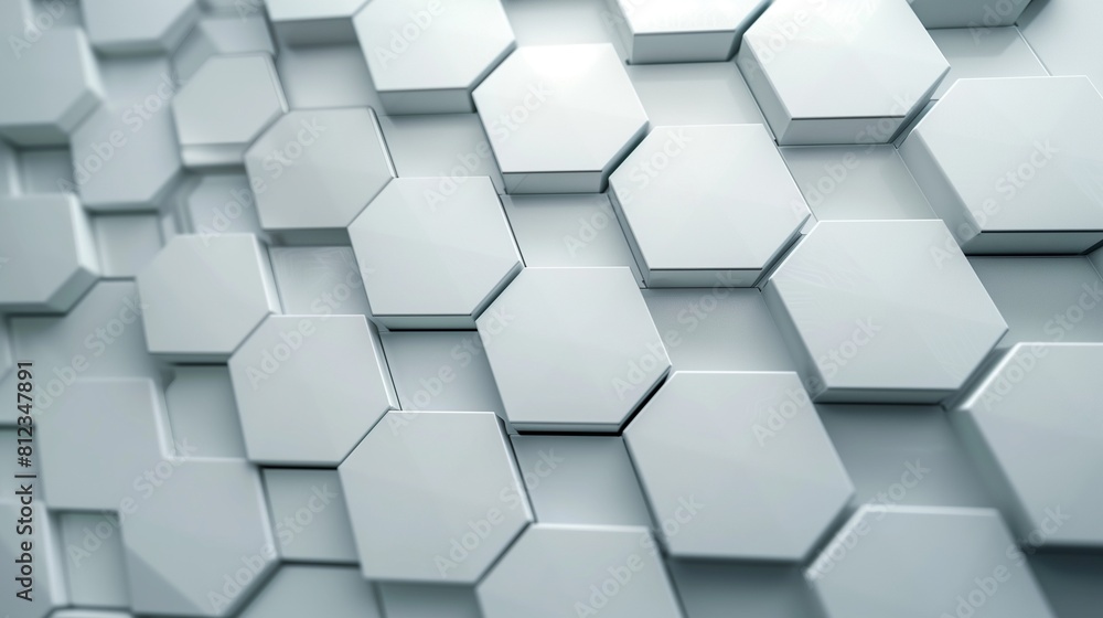 hexagonal white abstract background hexagonal white abstract background