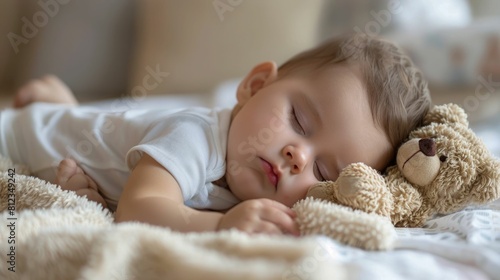 Peaceful Baby s Sleep Routine in Cozy and Comforting Nursery Setting