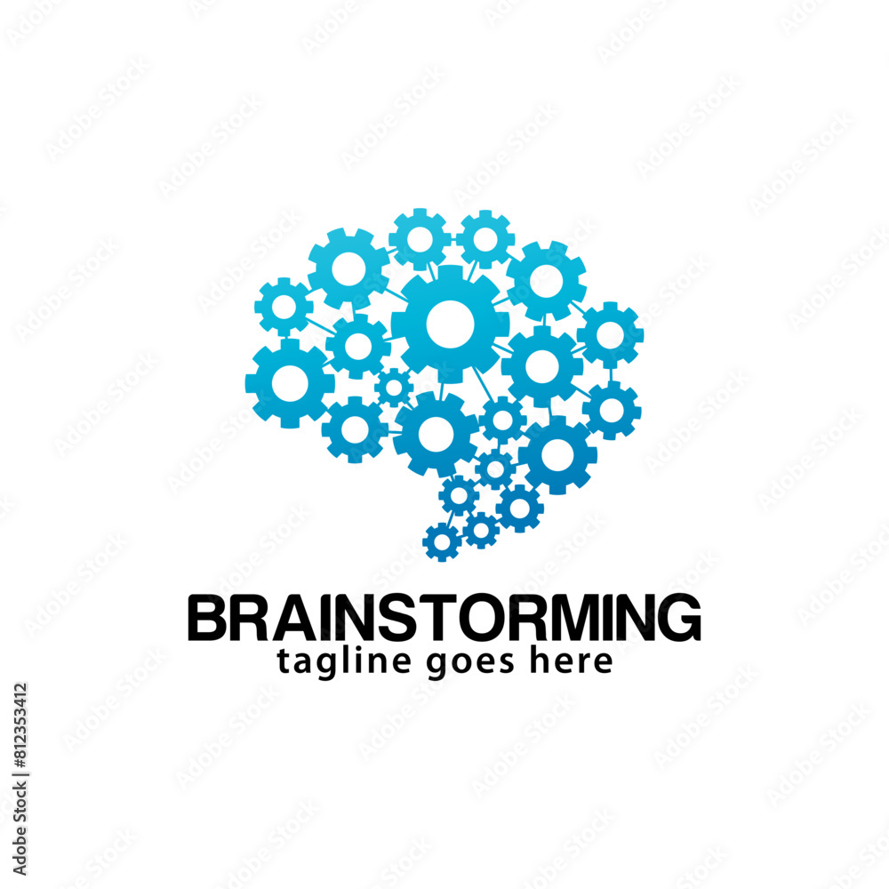 Creative Brainstorming logo design template Creative Brainstorming logo design template