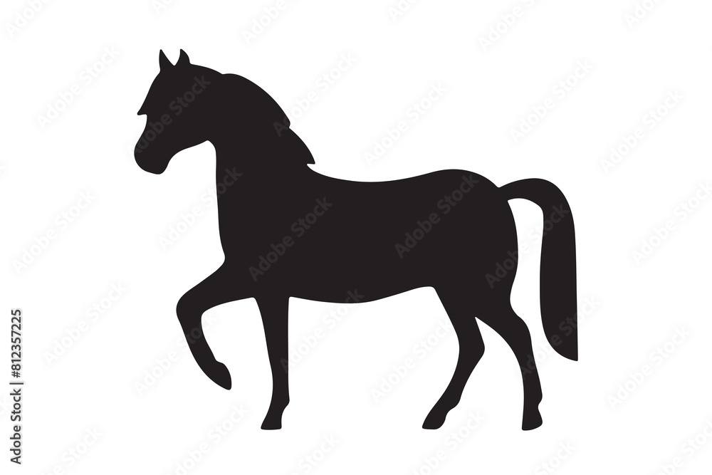isolated black silhouette of a horse collection, Set of horse silhouette vector. A silhouette of a running horse, horse silhouette vector illustration isolated black silhouette of a horse collection, Set of horse silhouette vector. A silhouette of a running horse, horse silhouette vector illustration