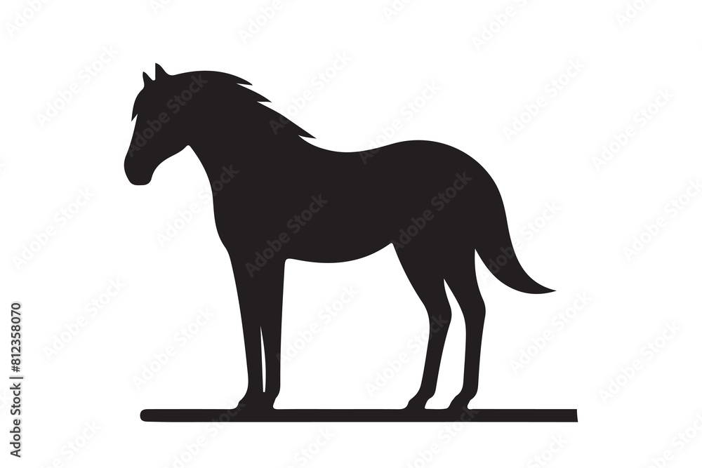 isolated black silhouette of a horse collection, Set of horse silhouette vector. A silhouette of a running horse, horse silhouette vector illustration isolated black silhouette of a horse collection, Set of horse silhouette vector. A silhouette of a running horse, horse silhouette vector illustration