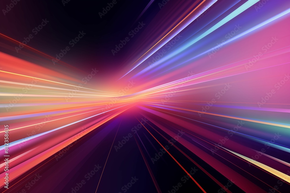 light streaks in a futuristic picture with bright colors Wallpaper. generative ai light streaks in a futuristic picture with bright colors Wallpaper. generative ai