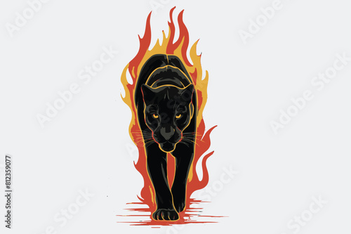 Panther vector art 