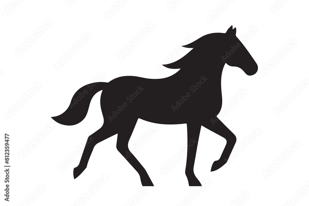 isolated black silhouette of a horse collection, Set of horse silhouette vector. A silhouette of a running horse, horse silhouette vector illustration isolated black silhouette of a horse collection, Set of horse silhouette vector. A silhouette of a running horse, horse silhouette vector illustration
