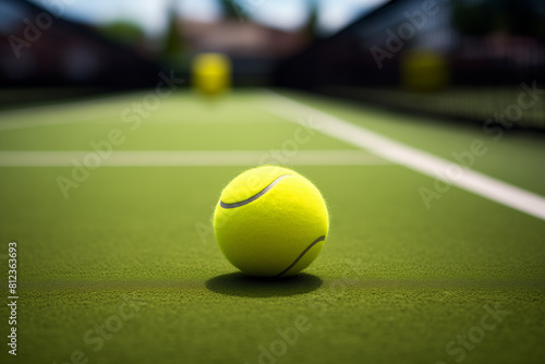 The quintessential symbol of tennis: the tennis ball 