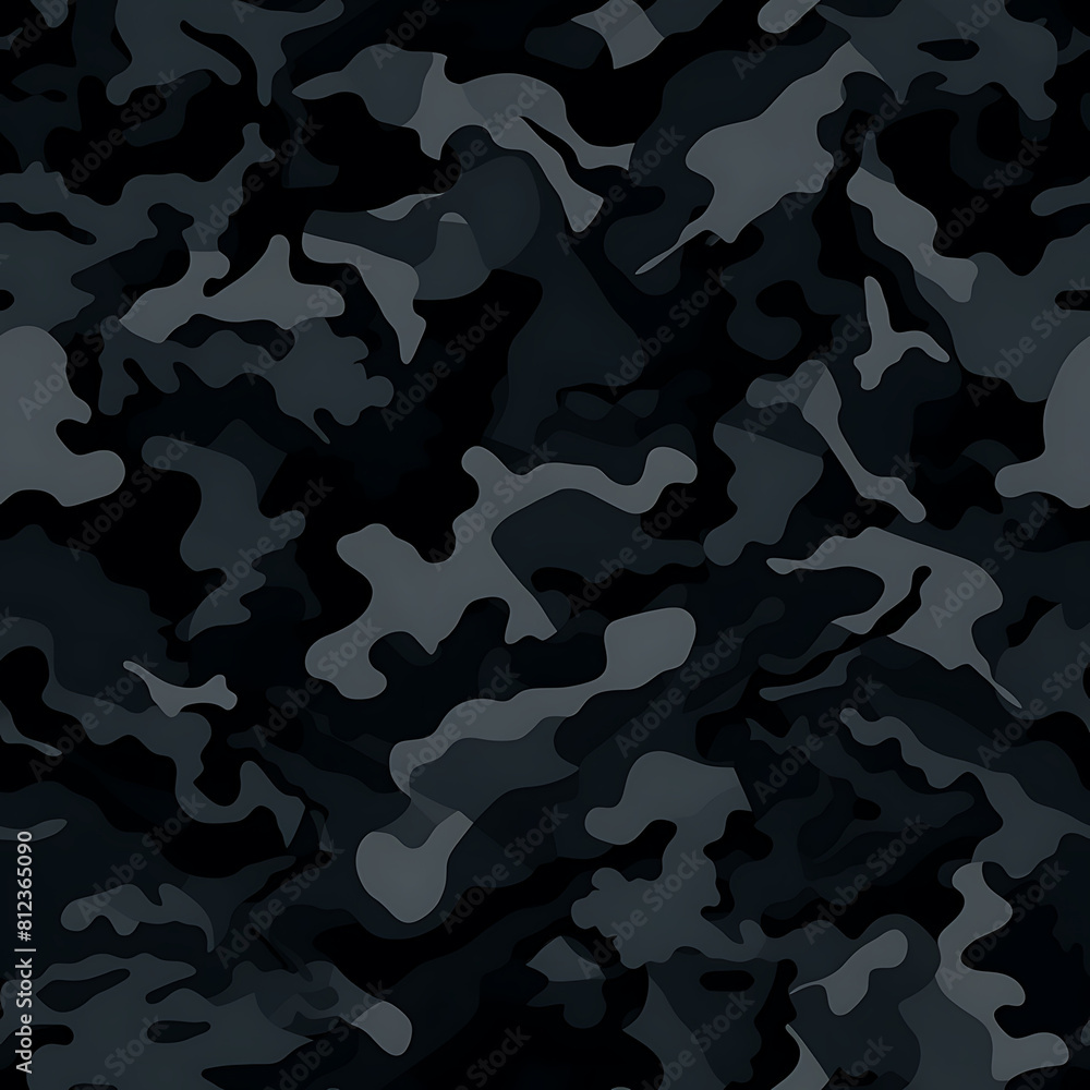 Black camouflage digital art seamless pattern, the design for apply a variety of graphic works Black camouflage digital art seamless pattern, the design for apply a variety of graphic works