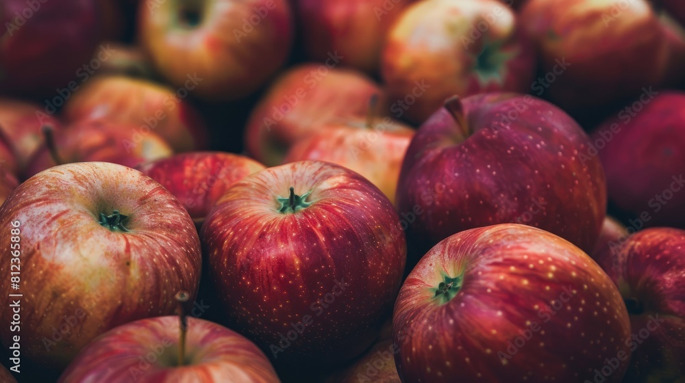 An image capturing ripe and delectable apples An image capturing ripe and delectable apples