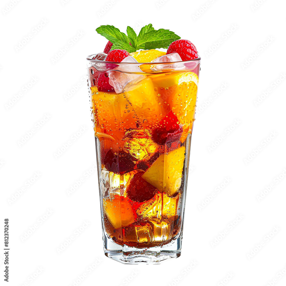 Summer drink or Mojito cocktail juice png cutout isolated on transparent background Summer drink or Mojito cocktail juice png cutout isolated on transparent background