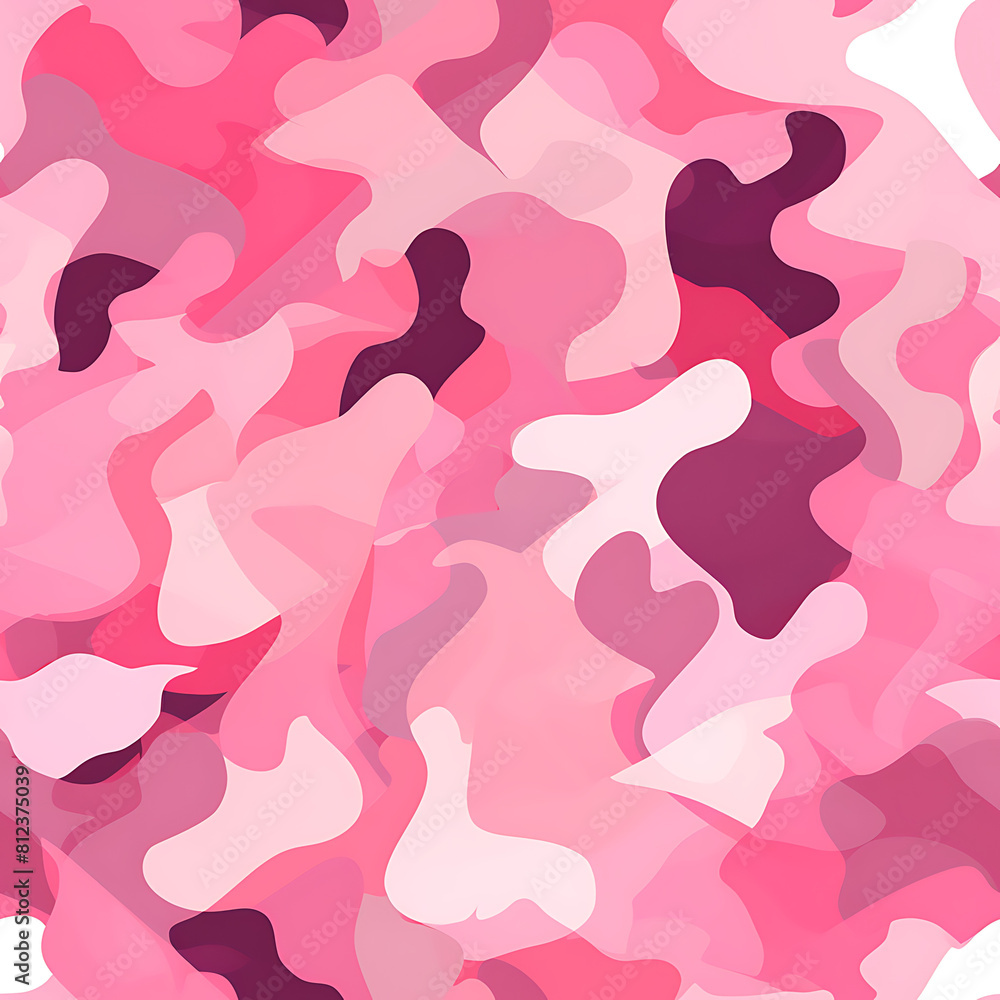 Pink camouflage digital art seamless pattern, the design for apply a variety of graphic works Pink camouflage digital art seamless pattern, the design for apply a variety of graphic works