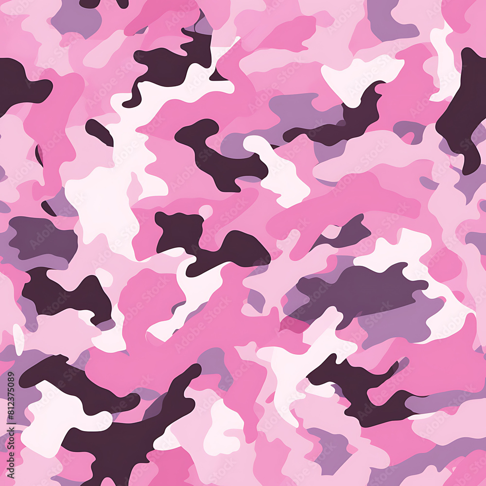 Pink camouflage digital art seamless pattern, the design for apply a variety of graphic works Pink camouflage digital art seamless pattern, the design for apply a variety of graphic works
