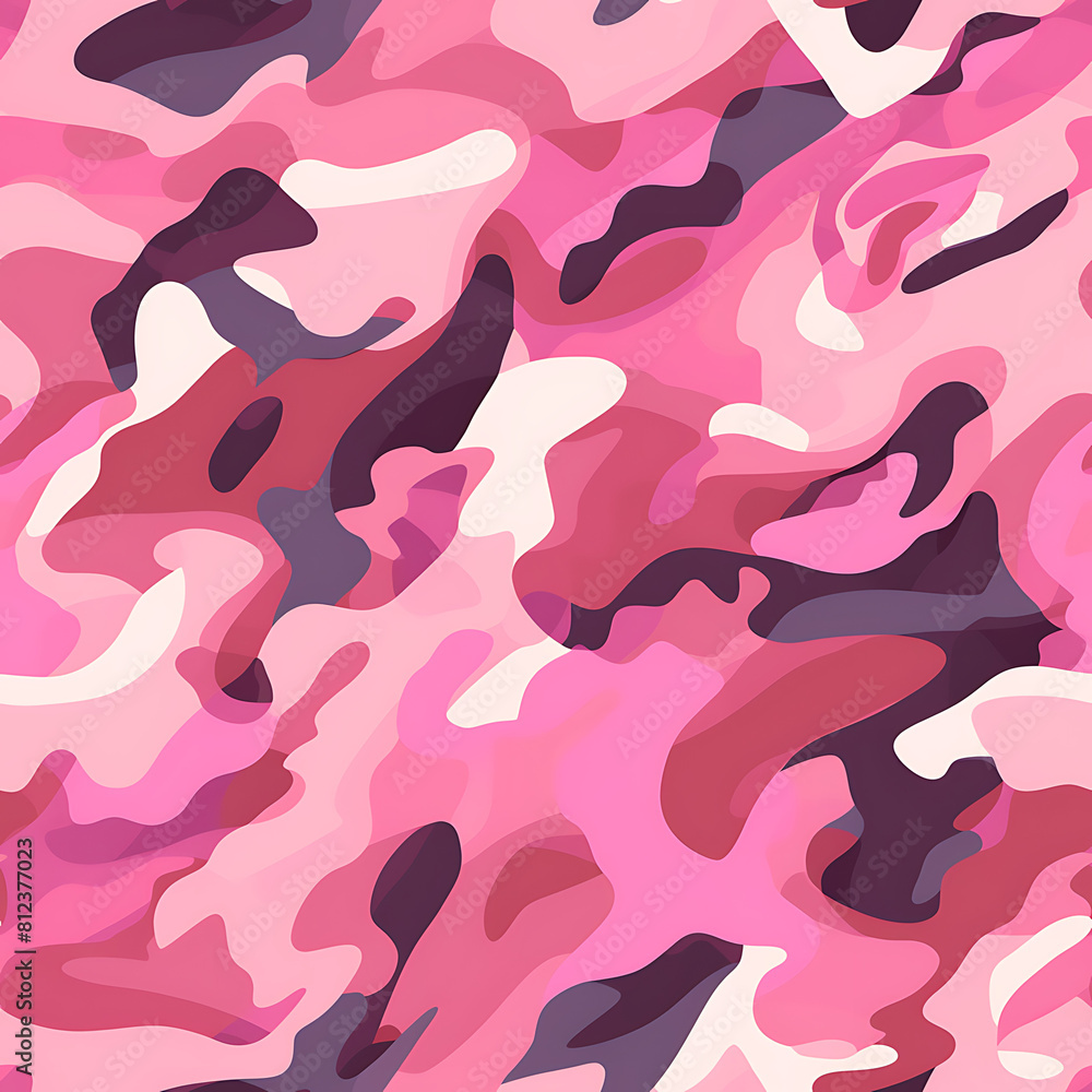 Pink camouflage, digital art seamless pattern, the design for apply a variety of graphic works Pink camouflage, digital art seamless pattern, the design for apply a variety of graphic works
