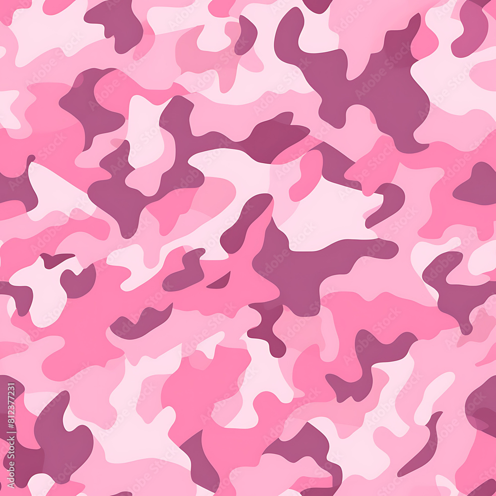 Pink camouflage, digital art seamless pattern, the design for apply a variety of graphic works Pink camouflage, digital art seamless pattern, the design for apply a variety of graphic works