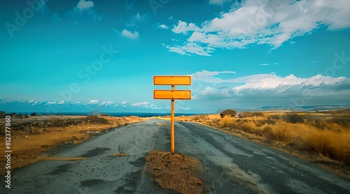 sign in the mountains