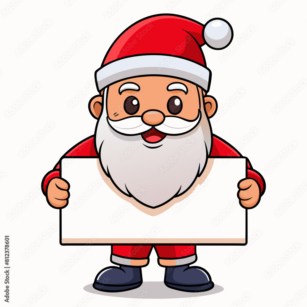 small-cartoon-santa-claus--button-eyes--holding-a
