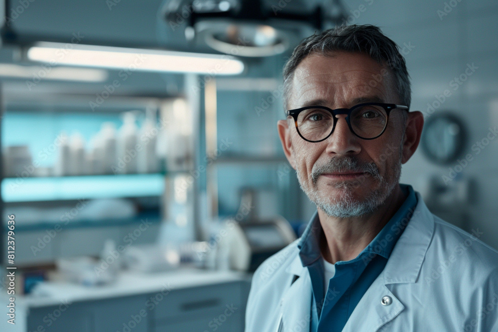 portrait of a male doctor, close up portrait of doctor in hospital portrait of a male doctor, close up portrait of doctor in hospital