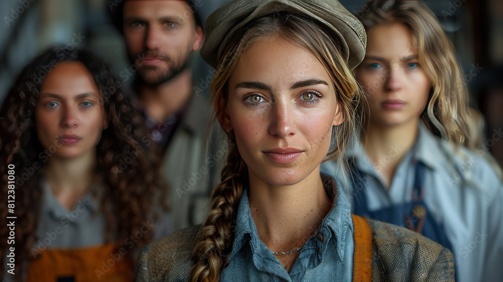 a group of people representing lots and different jobs and profissions,generative ai a group of people representing lots and different jobs and profissions,generative ai