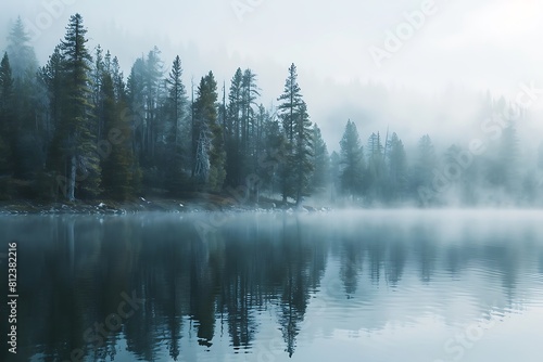 misty morning on the lake © Usman