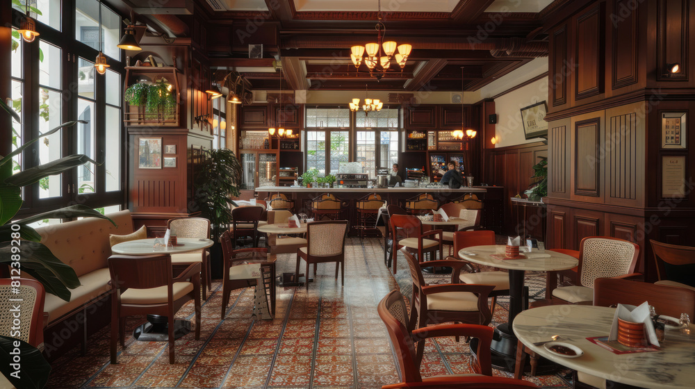 Experience the cozy charm of a cafe and bistro, where aromatic coffee and delicious pastries await. Experience the cozy charm of a cafe and bistro, where aromatic coffee and delicious pastries await.