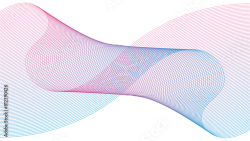 Wavy Abstract background with business lines, business curve lines, graphic element vector illustration background